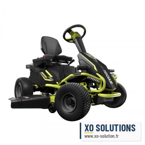 Tondeuse autoportée rider ryobi rm480e 48v 100ah l.96 cm