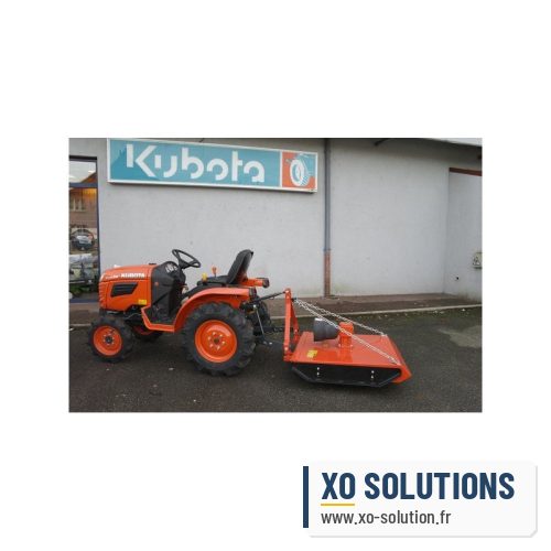 Tracteur kubota type b 1620 d avec gyrobroyeur smaf