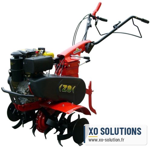 Motobineuse z8 eurosystems avec moteur loncin ohv 6.5 cv et 6 fraises