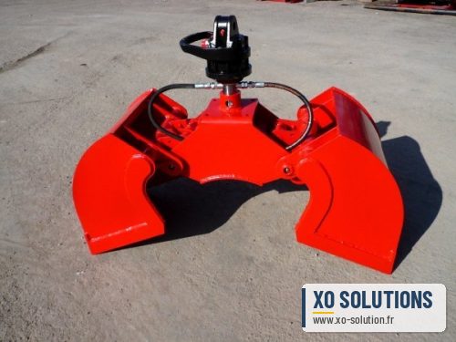 Benne preneuse 320l + rotator 4,5t
