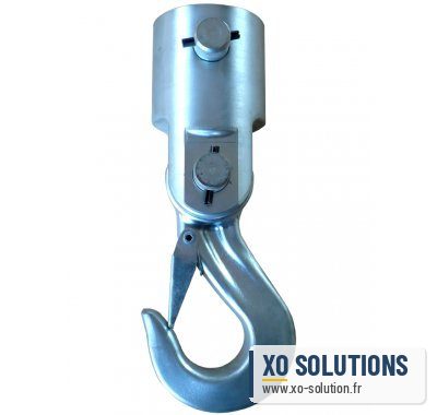 Crochet de levage pour rotator hydraulique 3 tonnes