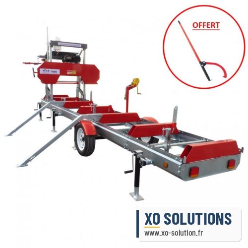 Scierie mobile sm-790 road, thermique 15cv