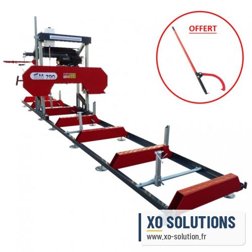 Scierie mobile sm-790, thermique 15cv