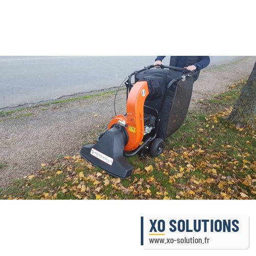 Aspirateur de feuilles autotracté moteur thermique briggs et stratton 6,5 cv morgnieux - photo 4