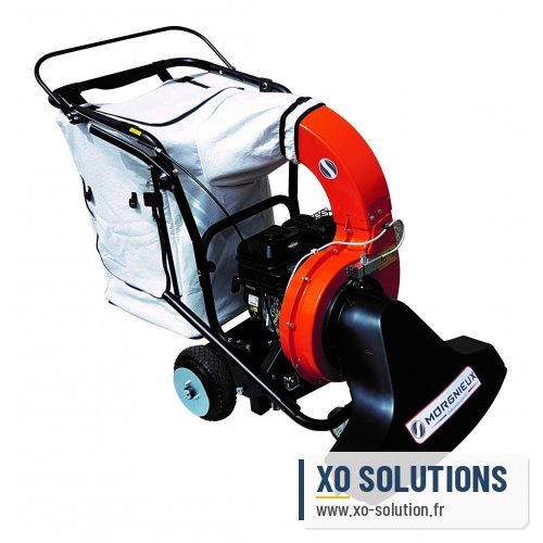 Aspirateur de feuilles autotracté moteur thermique briggs et stratton 6,5 cv morgnieux - photo 1