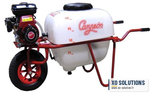 Pulvérisateur thermique 2,5 cv 100 litres monoroue