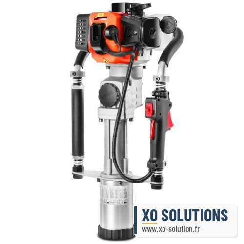 Enfonce-pieux thermique moteur 2 temps 40 cm3 avec mallette