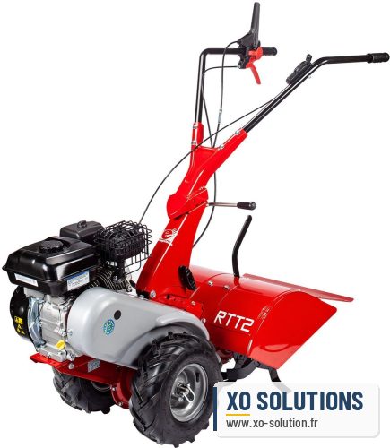 Motoculteur à fraises arrières 4.6 cv, moteur honda ohv 4 temps, rotovator 160 cc, largeur de travail 50 cm