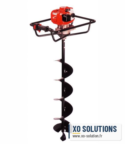 Tariere thermique 2 temps 2,66 cv 51,7 cc avec meche de 15 cm grande profondeur