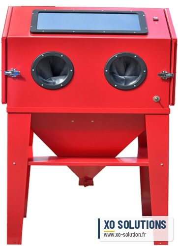 Grande cabine de sablage microbillage professionnelle 450 litres 230v avec accessoires - photo 3