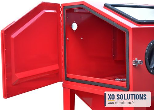 Grande cabine de sablage microbillage professionnelle 450 litres 230v avec accessoires - photo 2