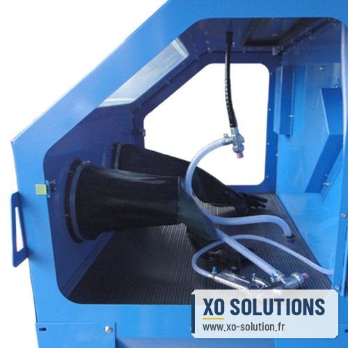 Microbilleuse 350 litres 230v avec 2 portes latérales et collecteur de poussières - photo 3