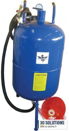 Sableuse mobile à cuve ronde 76 litres avec manometre et soupape de sécurité - photo 2